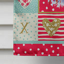 Comb Tail Betta Love Flag Canvas House Size CK5483CHF