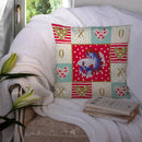 Comb Tail Betta Love Throw Pillow - 14x14 Decorative Pillow – Art for Your Home & Patio CK5483PW1414