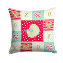 Elephant Ear Betta Love Throw Pillow - 14x14 Decorative Pillow – Art for Your Home & Patio CK5486PW1414