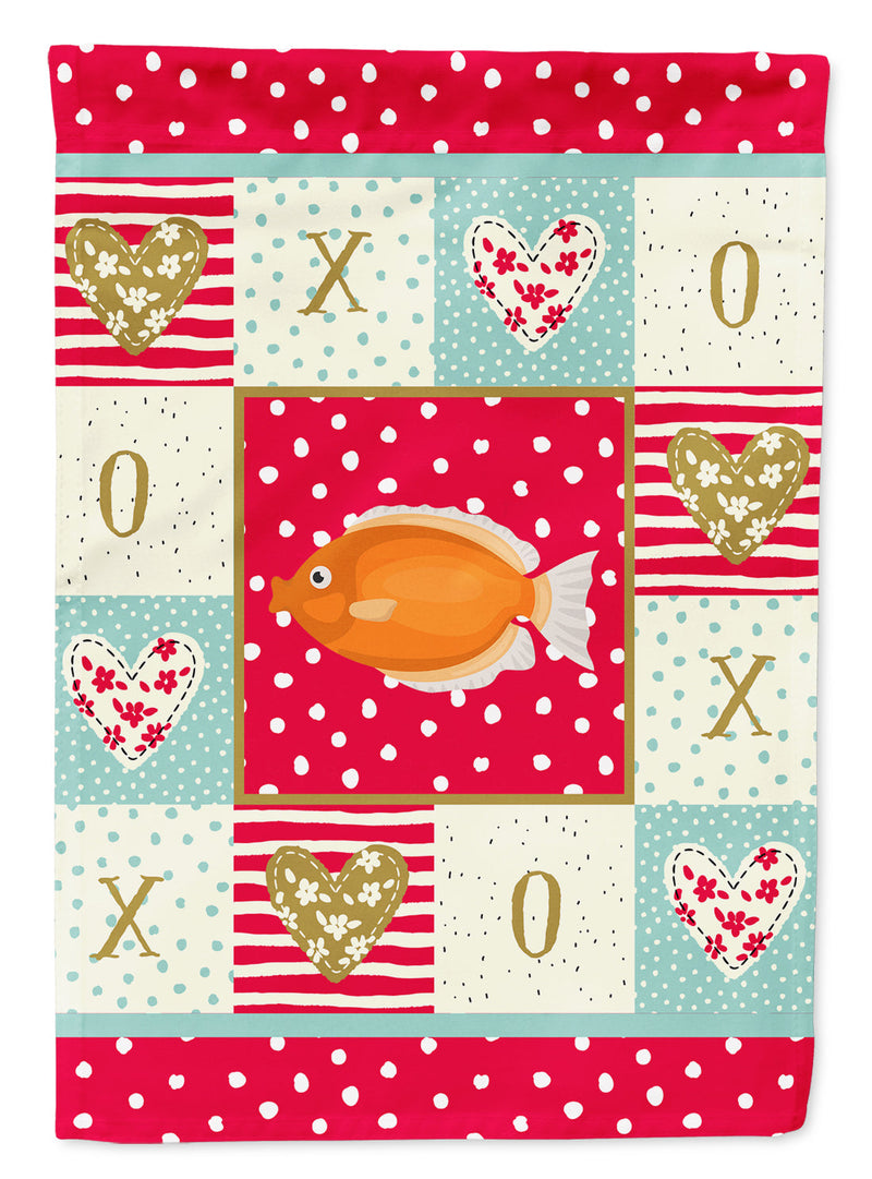 Kissing Gourami Love Garden Flag - Outdoor Decorative Yard Flag CK5488GF
