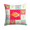 Kissing Gourami Love Throw Pillow - 14x14 Decorative Pillow – Art for Your Home & Patio CK5488PW1414