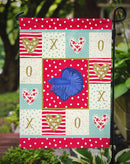 Super Delta Tail Betta Love Garden Flag - Outdoor Decorative Yard Flag CK5493GF