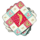 Belgian Hunchback Canary Love Coasters - Set of 4 Lightweight Foam, Absorbent Drink Coasters  CK5500FC