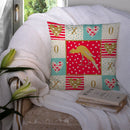 Belgian Hunchback Canary Love Throw Pillow - 14x14 Decorative Pillow – Art for Your Home & Patio CK5500PW1414