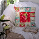 Jibso Canary Love Throw Pillow - 14x14 Decorative Pillow – Art for Your Home & Patio CK5503PW1414