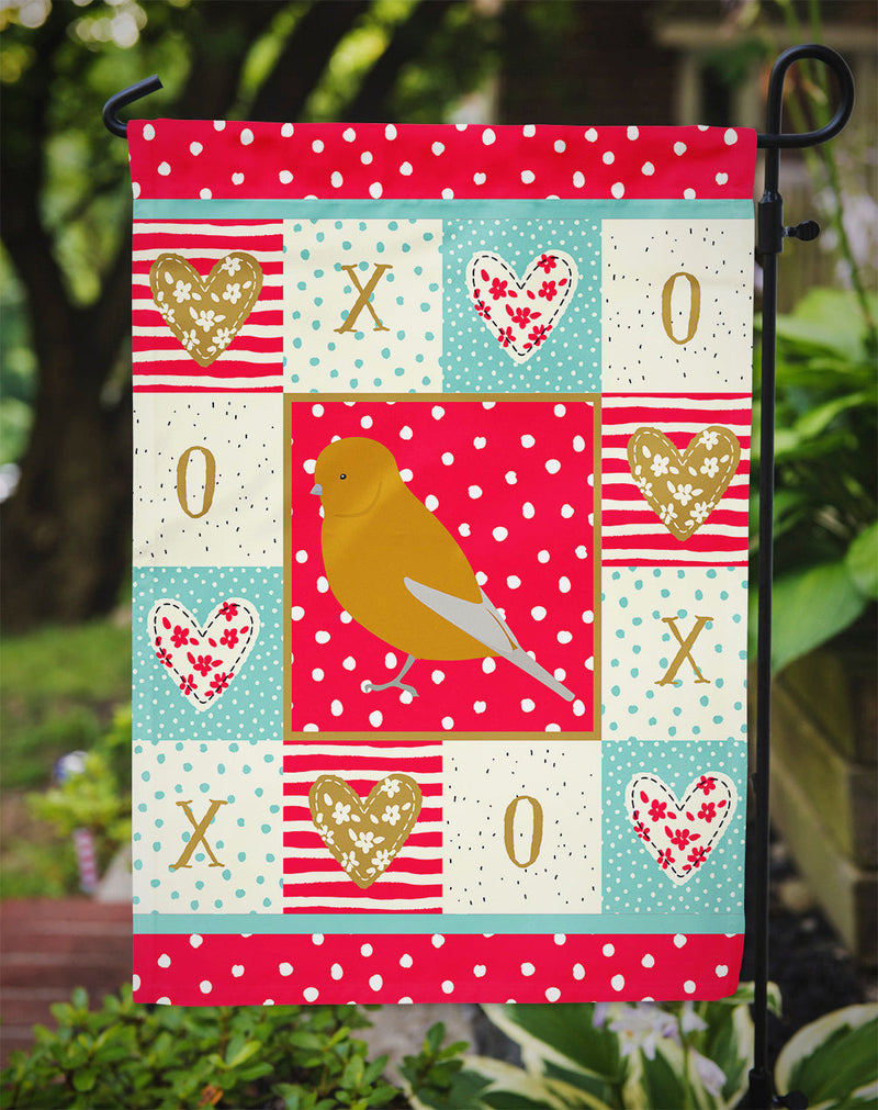 Norwich Canary Love Flag Garden Size CK5506GF