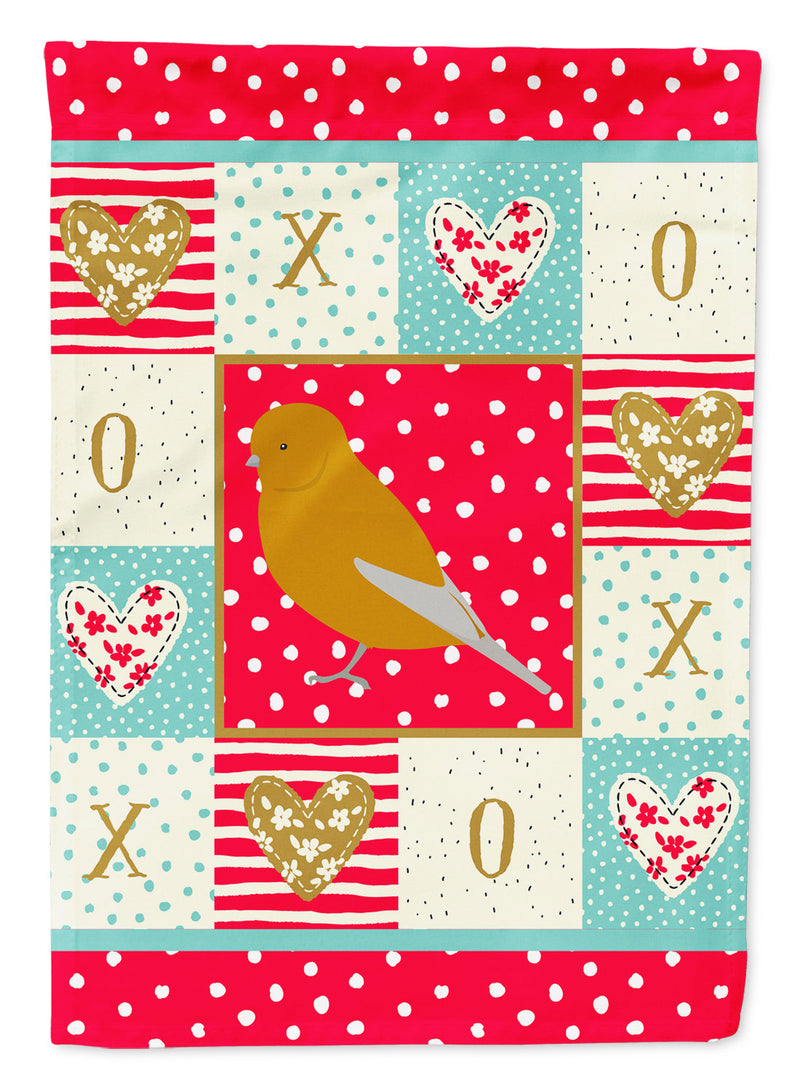 Norwich Canary Love Flag Garden Size CK5506GF