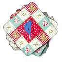 Bunting Love Coasters - Set of 4 Lightweight Foam, Absorbent Drink Coasters  CK5510FC