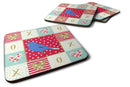Bunting Love Coasters - Set of 4 Lightweight Foam, Absorbent Drink Coasters  CK5510FC