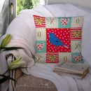 Bunting Love Throw Pillow - 14x14 Decorative Pillow – Art for Your Home & Patio CK5510PW1414