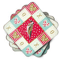 Goldfinch Love Coasters - Set of 4 Lightweight Foam, Absorbent Drink Coasters  CK5512FC