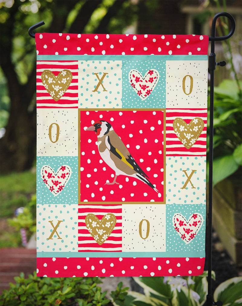 Goldfinch Love Garden Flag - Outdoor Decorative Yard Flag CK5512GF