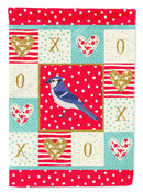 Jay Bird Love Garden Flag - Outdoor Decorative Yard Flag CK5513GF