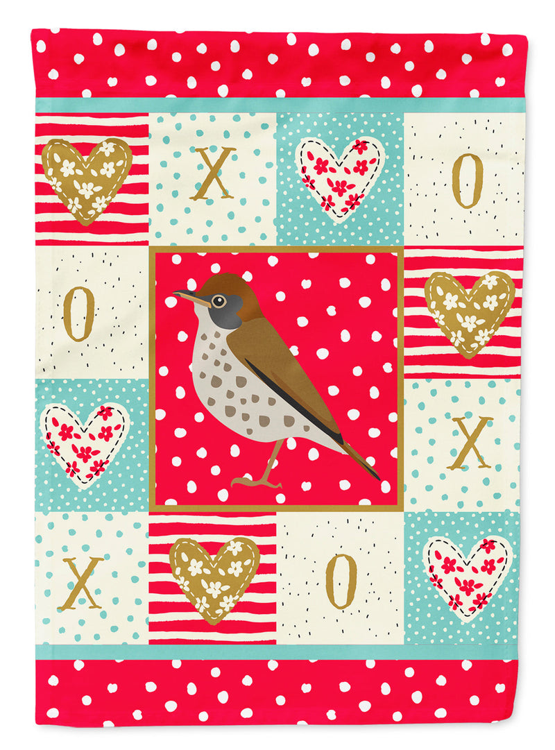 Thrush Love Flag Canvas House Size CK5516CHF