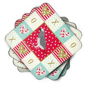 African Grey Parrot Love Coasters - Set of 4 Lightweight Foam, Absorbent Drink Coasters  CK5518FC
