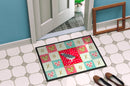 African Grey Parrot Love Doormat - 18x27 Decorative Floor Mat – Indoor/Outdoor Rug with Artistic Flair CK5518MAT