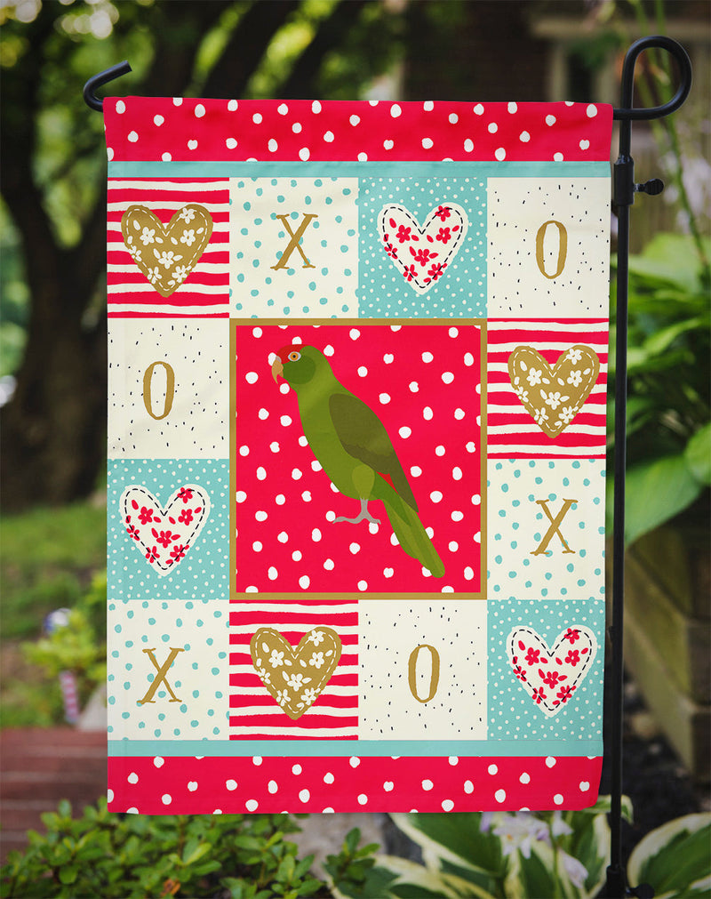 Amazon Parrot Love Garden Flag - Outdoor Decorative Yard Flag CK5519GF