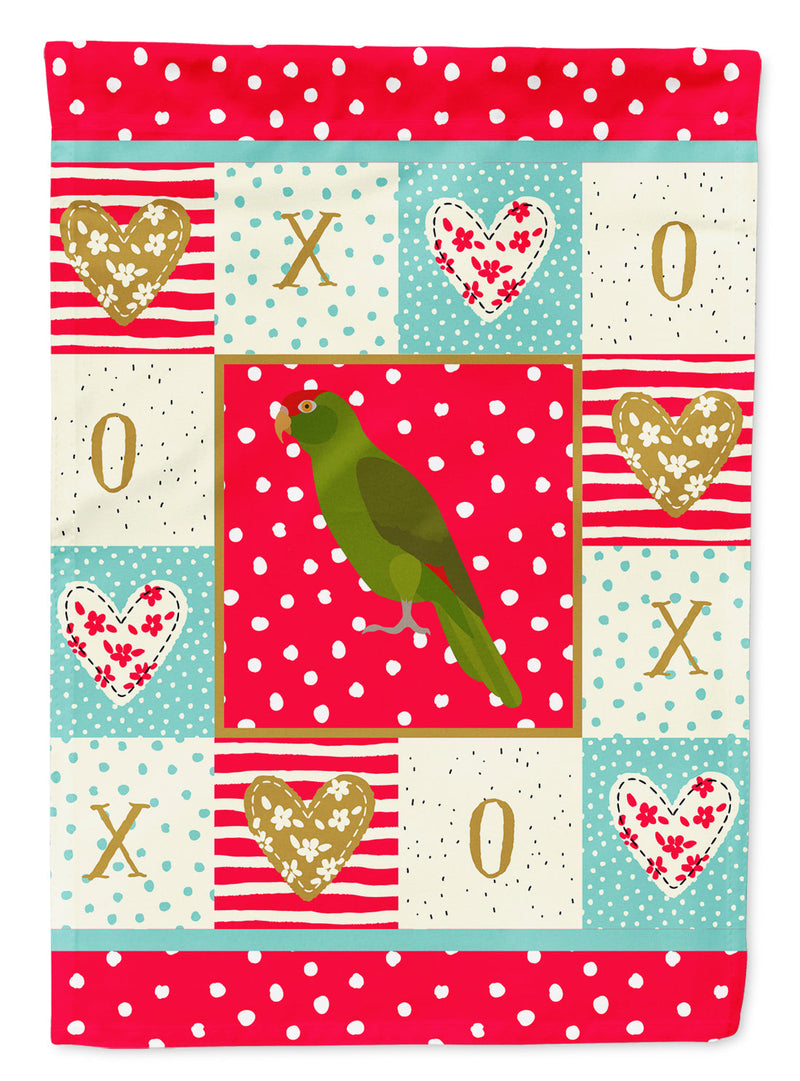 Amazon Parrot Love Garden Flag - Outdoor Decorative Yard Flag CK5519GF