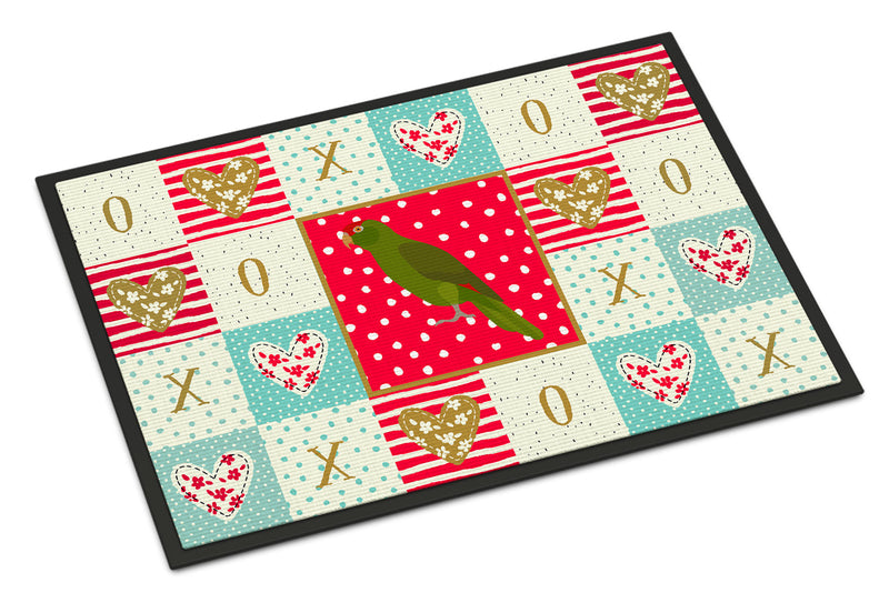 Amazon Parrot Love Doormat - 24x36 Decorative Floor Mat – Indoor/Outdoor Rug with Artistic Flair CK5519JMAT