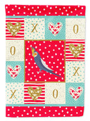 Cockatiel Love Flag Canvas House Size CK5521CHF