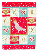 Cockatoo Love Flag Canvas House Size CK5522CHF