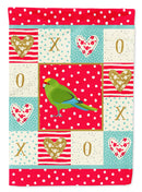New Zealand Parakeet Love Flag Canvas House Size CK5524CHF
