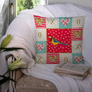 Rosella Love Throw Pillow - 14x14 Decorative Pillow – Art for Your Home & Patio CK5526PW1414