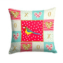 Rosella Love Throw Pillow - 14x14 Decorative Pillow – Art for Your Home & Patio CK5526PW1414