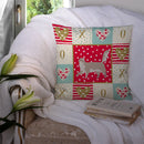 Chantilly Tiffany Cat Love Throw Pillow - 14x14 Decorative Pillow – Art for Your Home & Patio CK5574PW1414