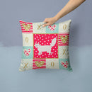 Turkish Angora Cat Love Throw Pillow - 14x14 Decorative Pillow – Art for Your Home & Patio CK5726PW1414