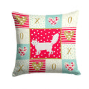 Turkish Angora Cat Love Throw Pillow - 14x14 Decorative Pillow – Art for Your Home & Patio CK5726PW1414