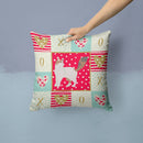 Turkish Van Cat Love Throw Pillow - 14x14 Decorative Pillow – Art for Your Home & Patio CK5727PW1414