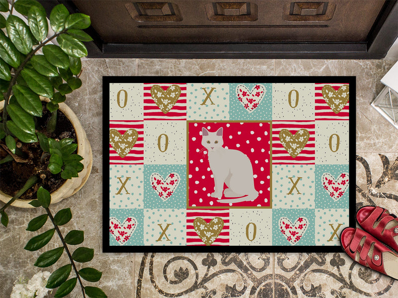 Aphrodite Giant Cat Love Doormat - 24x36 Decorative Floor Mat – Indoor/Outdoor Rug with Artistic Flair CK5738JMAT