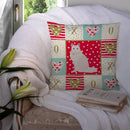 Chantilly Tiffany Cat Love Throw Pillow - 14x14 Decorative Pillow – Art for Your Home & Patio CK5751PW1414