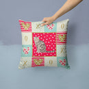 Foldex Exotic Fold Cat Love Throw Pillow - 14x14 Decorative Pillow – Art for Your Home & Patio CK5762PW1414