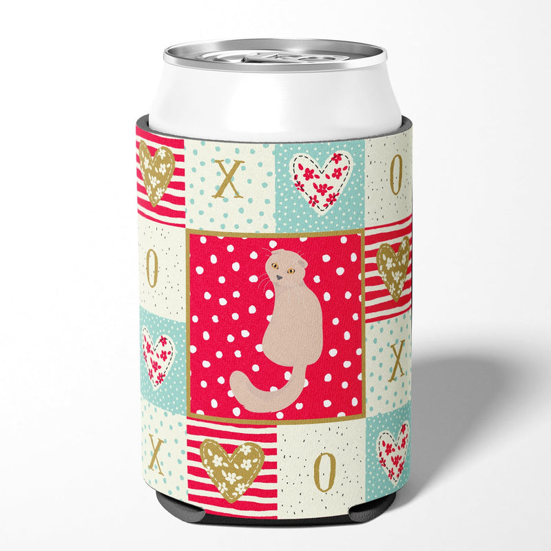 Scottish Fold Cat Love Can or Bottle Hugger CK5783CC