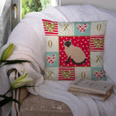 Siamese Traditional Cat Love Throw Pillow - 14x14 Decorative Pillow – Art for Your Home & Patio CK5787PW1414