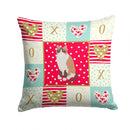 Snowshoe Cat Love Throw Pillow - 14x14 Decorative Pillow – Art for Your Home & Patio CK5791PW1414