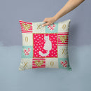 Turkish Angora Cat Love Throw Pillow - 14x14 Decorative Pillow – Art for Your Home & Patio CK5801PW1414