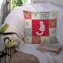 Turkish Angora Cat Love Throw Pillow - 14x14 Decorative Pillow – Art for Your Home & Patio CK5801PW1414