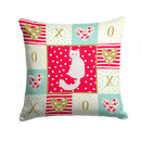 Turkish Angora Cat Love Throw Pillow - 14x14 Decorative Pillow – Art for Your Home & Patio CK5801PW1414