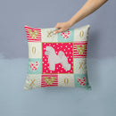 Bichon Fris? Love Throw Pillow - 14x14 Decorative Pillow – Art for Your Home & Patio CK5813PW1414