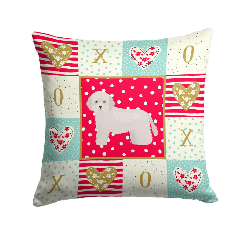 Cyprus Poodle Love Throw Pillow - 14x14 Decorative Pillow – Art for Your Home & Patio CK5825PW1414