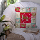 Kromfohrlander Love Throw Pillow - 14x14 Decorative Pillow – Art for Your Home & Patio CK5854PW1414