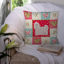 Maltese Love Throw Pillow - 14x14 Decorative Pillow – Art for Your Home & Patio CK5861PW1414