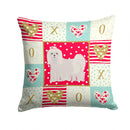 Maltese Love Throw Pillow - 14x14 Decorative Pillow – Art for Your Home & Patio CK5861PW1414