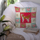 Nordic Spitz Love Throw Pillow - 14x14 Decorative Pillow – Art for Your Home & Patio CK5869PW1414