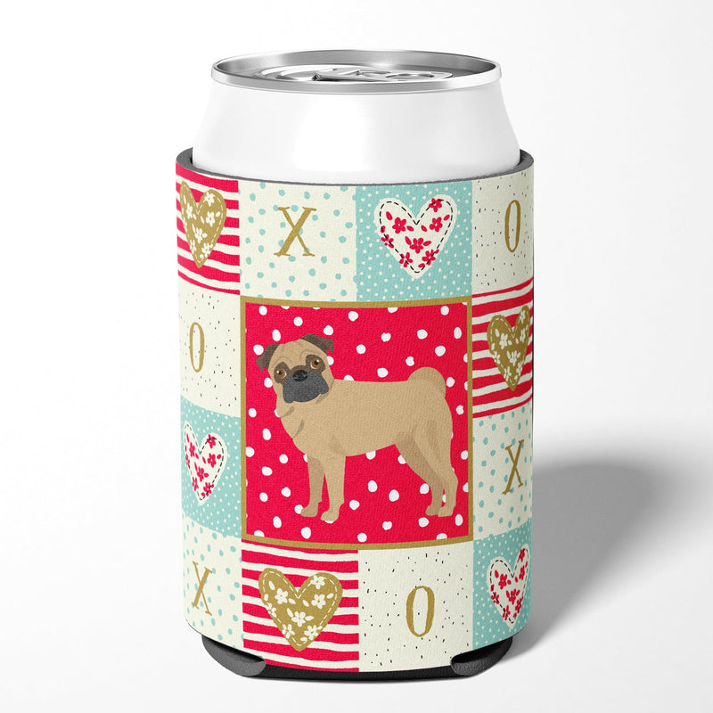 Pug Love Can or Bottle Hugger CK5886CC
