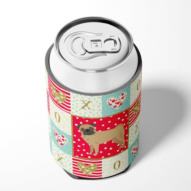 Pug Love Can or Bottle Hugger CK5886CC