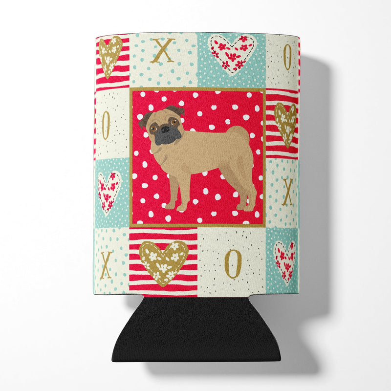 Pug Love Can or Bottle Hugger CK5886CC